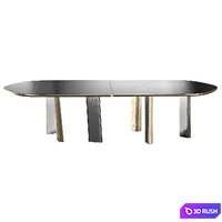 Table VINCENZO DE COTIIS DC1505 3D Model Vray, Corona