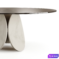 Cattelan Italia Maxim Argile Glass Table 3D Model Vray, Corona