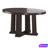 Table Cochin 3D Model Vray, Corona