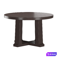 Table Cochin 3D Model Vray, Corona