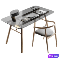 Workplace 12 3D Model Vray, Corona