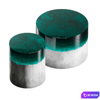 Coffee tables made of concrete and epoxy resin 3D Model Corona