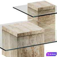 Liang and Eimil Rock Coffee Table Concrete 3D Model Corona
