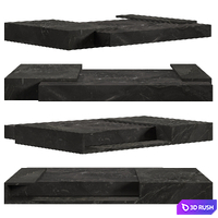 M10 Coffee Table 3D Model Corona