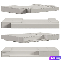 M10 Coffee Table 3D Model Corona