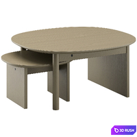 Sling coffee and side tables by Sam Hecht and Kim Colin 3D Model Corona