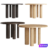 Mailen Round Table by Kave Home 3D Model Corona