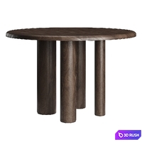 Mailen Round Table by Kave Home 3D Model Corona