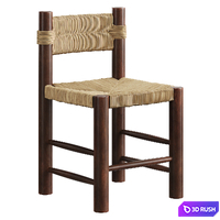 Charlotte Perriand Dordogne Chair 3D Model Vray, Corona