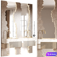 Bathroom furniture-06 3D Model Corona
