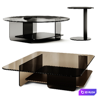 Natuzzi Italia Cava Coffee Tables 3D Model Corona