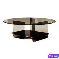 Natuzzi Italia Cava Coffee Tables 3D Model Corona