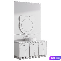 Bathroom Furniture 3 3D Model Corona