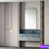 Bathroom furniture 202 3D Model Corona