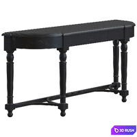 Black Vintage Console Table 3D Model Vray, Corona