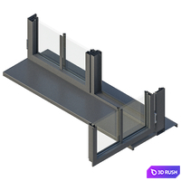 Reynaers Slim Line-38 3D Model Vray, Corona