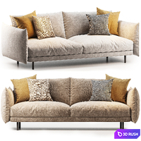 Twils NUBES Sofa 3D Model Vray, Corona