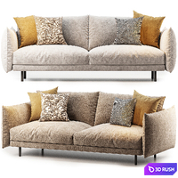 Twils NUBES Sofa 3D Model Vray, Corona