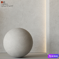 Decorative plaster 4k 3D Model Vray, Corona
