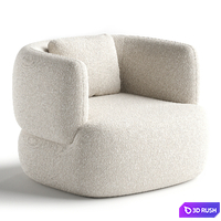 Kave Home Martina Armchair 3D Model Corona