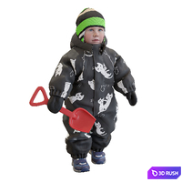 Child in overalls with a toy shovel 3D Model Vray, Corona