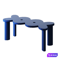 Clover bench from annki design studio &amp; store 3D Model Corona