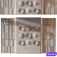 Wall panels | Set 334 3D Model Corona