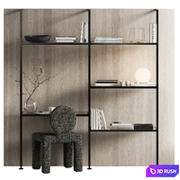 Workplace Zalf 3D Model Vray, Corona