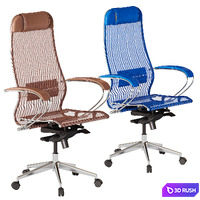 Office chair Samurai S-1.04 MPES 3D Model Vray, Corona