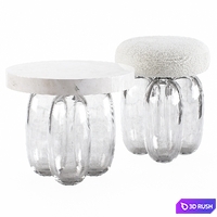 Dressing table Mathieu Lehanneur Inverted Gravity 3D Model Vray, Corona