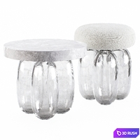 Dressing table Mathieu Lehanneur Inverted Gravity 3D Model Vray, Corona