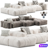 Saba Italia Pixel sofa 3D Model Vray, Corona
