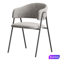 Collins chair 3D Model Vray, Corona