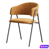 Collins chair 3D Model Vray, Corona