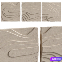 Uniqwa Desert Wall Art 3D Model