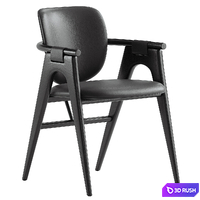 Rowanoke Dining Armchair 3D Model Corona