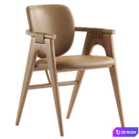 Rowanoke Dining Armchair 3D Model Corona