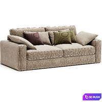 Sofa Cama De Polister Bultex Cecilia 3D Model Corona