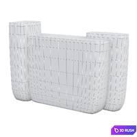 Ralph Pucci - Bloc console by Eric Schmitt 3D Model Corona