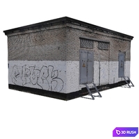 Transformer substation 3D Model Standard