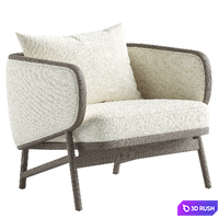 Anders Fabric Chair 3D Model Corona