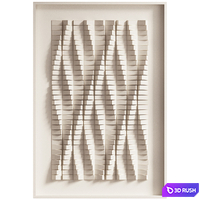 3D Paper Wall Art 1 3D Model Vray, Corona