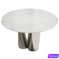 DitreItalia - Sentei Dining Table 3D Model Vray, Corona