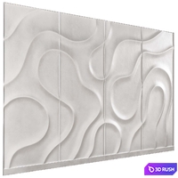 Alchymia Nebula 3d wall panel 3D Model Vray, Corona