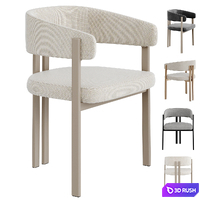 Dining chairs SAVOY LIGHT 3D Model Vray, Corona