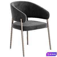 Dining chair MATEO 3D Model Vray, Corona