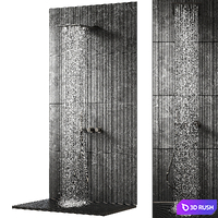Gessi Shower 3D Model Vray, Corona