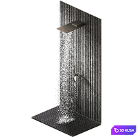 Gessi Shower 3D Model Vray, Corona