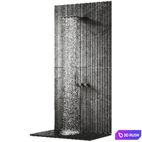 Gessi Shower 3D Model Vray, Corona