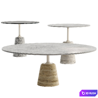 Rock Table 3D Model Vray, Corona